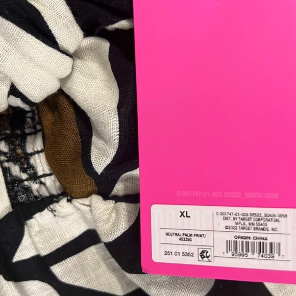 NWT - Tabitha Brown x Target Women's Neutral Botanical Print Maxi Sundress - Picture 5 of 5